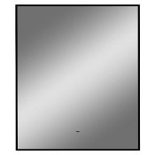 Зеркало Art&Max Sorrento AM-Sor-600-700-DS-F 60х70 с подсветкой черный