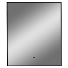 Зеркало Art&Max Sorrento AM-Sor-600-700-DS-F 60х70 с подсветкой черный