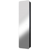 Зеркальный шкаф Art&Max Lecce AM-Lec-360-1560-1D-DS-F-Nero 36 с подсветкой