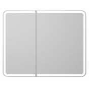 Зеркальный шкаф Art&Max Platino AM-Pla-1000-800-2D-DS-F 100 с подсветкой белый