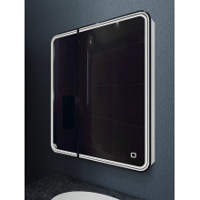 Зеркальный шкаф Art&Max Verona AM-Ver-800-800-2D-R-DS-F правый с подсветкой белый