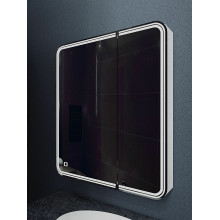 Зеркальный шкаф Art&Max Verona AM-Ver-800-800-2D-L-DS-F левый с подсветкой белый