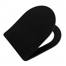 Сиденье для унитаза Art&Max Ovale AM011SC-MB чёрное матовое