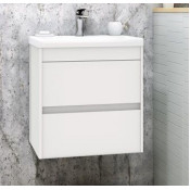 Тумба под раковину Art&Max Family Family-500-2C-SO-BL подвесная bianco lucido