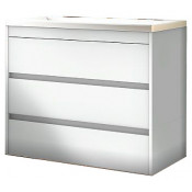 Тумба под раковину Art&Max Family FAMILY-1000-3C-PIA-BL напольная bianco lucido