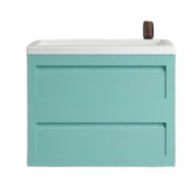 Тумба под раковину Art&Max Platino AM-Platino-580-2C-SO-MM подвесная светло-зеленый матовый