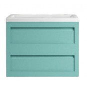 Тумба под раковину Art&Max Platino AM-Platino-1000-2C-SO-MM подвесная светло-зеленый матовый