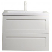 Тумба под раковину Art&Max Platino AM-Platino-800-2C-SO-BL-Cer подвесная белый