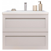 Тумба под раковину Art&Max Platino AM-Platino-900-2C-SO-BL-Cer подвесная белый