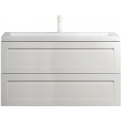 Тумба под раковину Art&Max Platino AM-Platino-1000-2C-SO-BM-Cer подвесная белый матовый