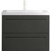 Тумба под раковину Art&Max Platino AM-Platino-800-2C-SO-GM-Cer подвесная серый матовый