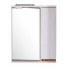Зеркальный шкаф АСБ-Мебель Марко 10716 60 с подсветкой белый/дуб золотой