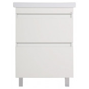 Тумба под раковину АСБ-Мебель Коста 11493 60 напольная ясень белый