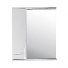 Зеркальный шкаф АСБ-Мебель Альфа 10170 65 L белый ясень