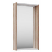 Зеркало АСБ-Мебель Адель 9781 44x82 белый/дуб сонома