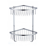 Полка-решетка угловая Savol S-002554 двойная