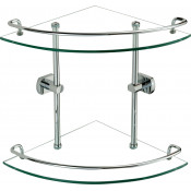  Полка Savol S-099322 угловая хром