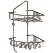 Полка-решетка угловая Savol S-02723C двойная