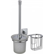 Держатель для туалетного ершика и освежителя воздуха Savol S-009594 хром