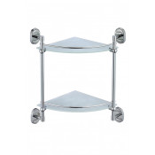 Полка угловая Savol S-007073-2 хром