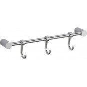 Планка с крючками Savol S-006203 хром
