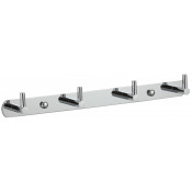 Планка с крючками Savol S-007214 хром