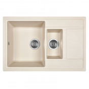 Мойка для кухни Wisent MWQ780-30 77x50.5 крем