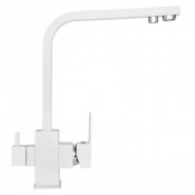 Смеситель для кухни Wisent W4333-3-18 белый