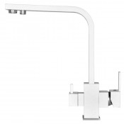 Смеситель для кухни Wisent W4371-3-18 белый