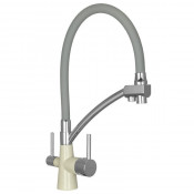Смеситель для кухни Wisent W4855-19-9 серый/сатин