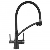 Смеситель для кухни Wisent W4855U-12 PVD графит