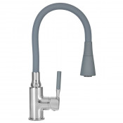 Смеситель для кухни Wisent WG4199-9 серый/хром