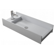 Раковина накладная NSBath NST-80360M белый матовый