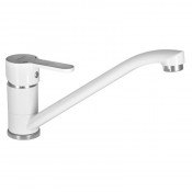 Смеситель для кухни Wisent WG4903W хром/белый