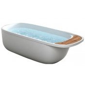 Ванна из искусственного камня NSBath NSB-16572G белый