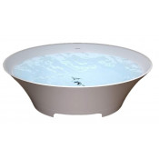 Ванна из искусственного камня NSBath NSB-16803G белый