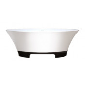 Ванна из искусственного камня NSBath NSB-16803BLG белый