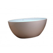 Ванна из искусственного камня NSBath NSB-16804M белый матовый