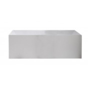 Ванна из искусственного камня NSBath NSB-17705M белый матовый