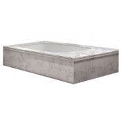 Ванна из искусственного камня NSBath NSB-18150M белый матовый