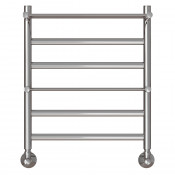 Полотенцесушитель водяной Point Артемида PN14156P П4 500x600 c двумя полками, хром