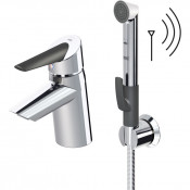 Смеситель для раковины с гигиеническим душем и термостатическим блоком Oras Optima хром (2713F)