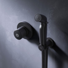 Гигиенический душ со смесителем Am.Pm X-Joy F40P85A22 С внутренней частью Черный матовый