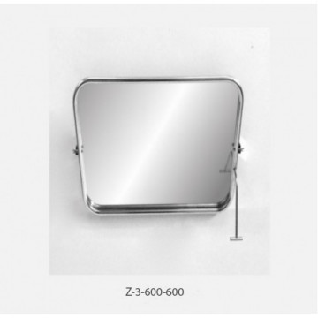 Kranik зеркало для инвалидов поворотное антивандальное (полотно из нерж. стали) Z-3-600-600
