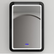 Зеркало для ванной ABBER Kristall AT6701Onyx с подсветкой