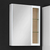 Зеркальный шкаф Stella Polar Антарес SP-00000763 дуб/белый