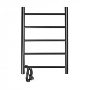 Полотенцесушитель электрический Domoterm DMT Аврора 109-5 50x60 ЧРН EK L левый черный