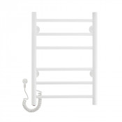 Полотенцесушитель электрический Domoterm DMT Аврора 109-6 40х60 БЕЛ EK L левый белый
