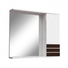 Зеркальный шкаф Stella Polar Алисия SP-00000719 80 венге/белый