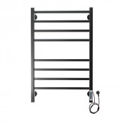 Полотенцесушитель электрический Domoterm DMT Квадро П8 500x800 ЧРН EK R правый черный